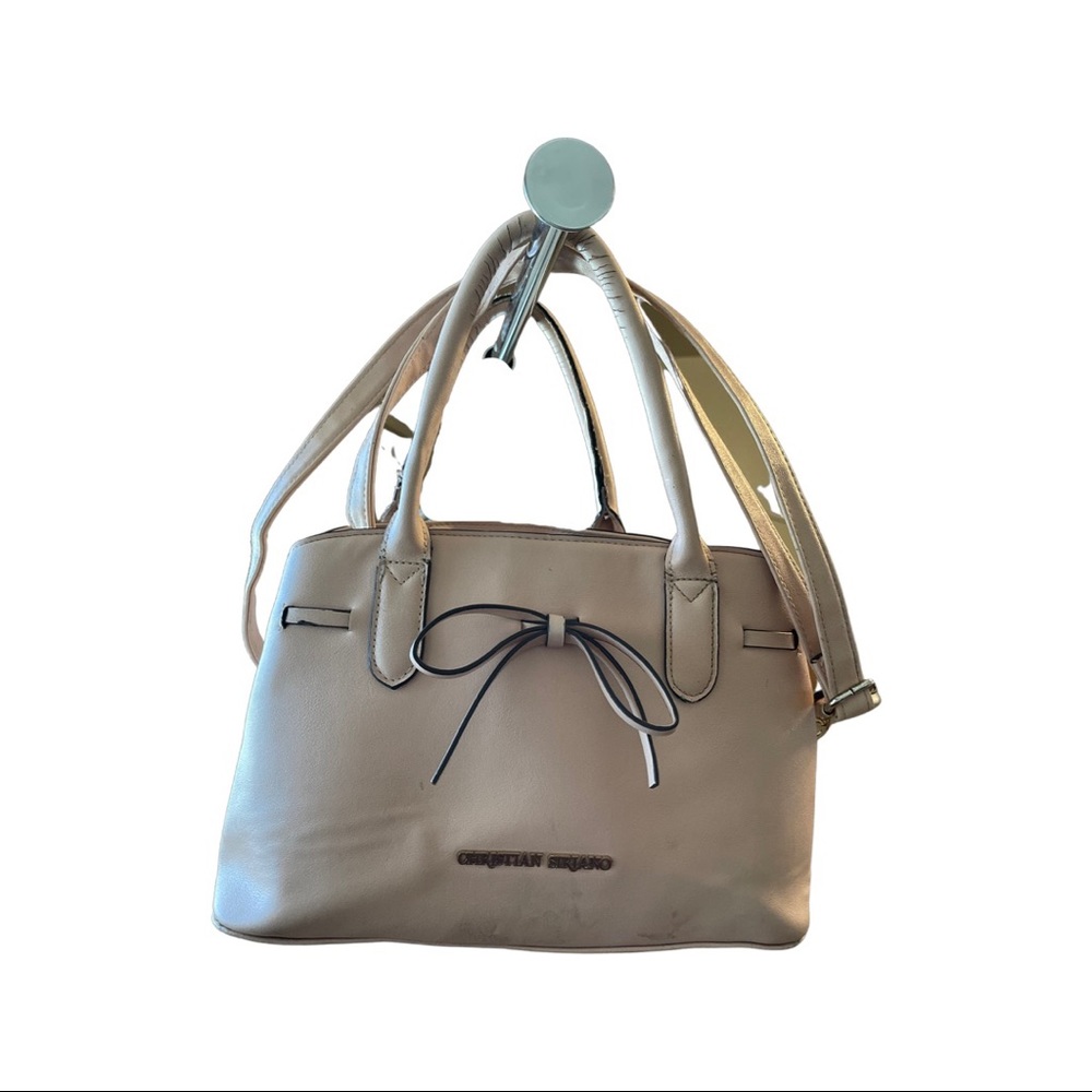 Christian Siriano light pink handbag